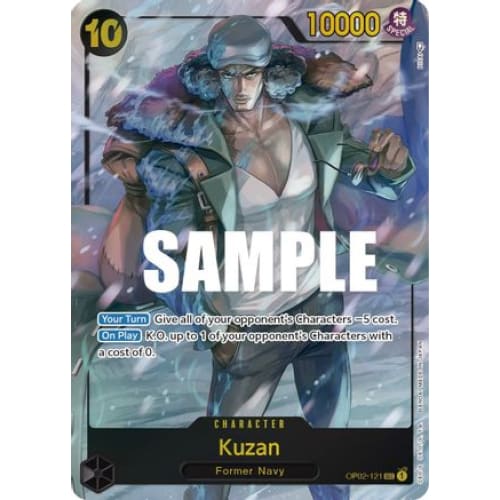 Kuzan (121) (Alternate Art) OP02-121 SCR Paramount War Foil