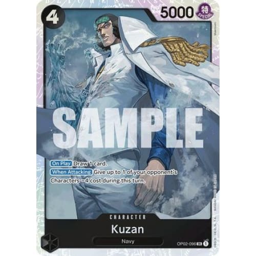 Kuzan (OP02-096) (Reprint) OP02-096 SR Premium Booster -The