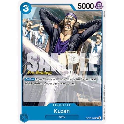 Kuzan OP06-045 UC Wings of the Captain Pre-Release Cards