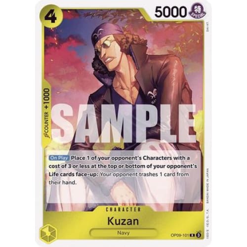 Kuzan OP09-101 R Emperors in the New World Foil - Single