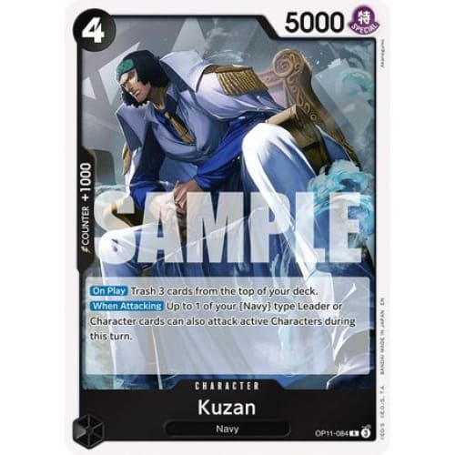 Kuzan OP11-084 R A Fist of Divine Speed Foil - Single