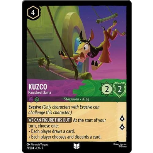 Kuzco - Panicked Llama (71/204) - Archazias Island - Single