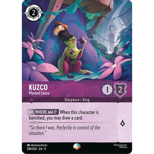 Kuzco - Wanted Llama (Epic) (209/204) - Fabled Holofoil