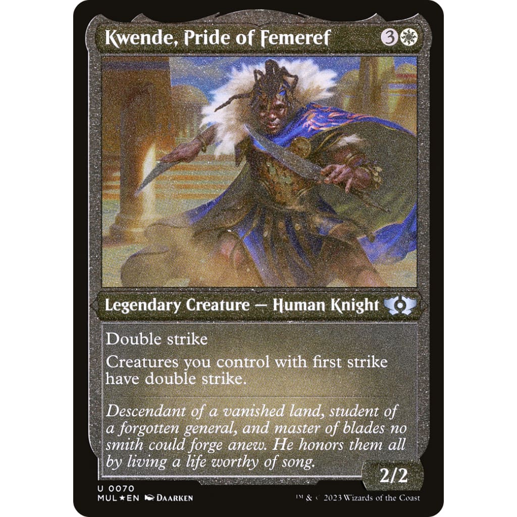 Kwende Pride of Femeref (MUL-070) Etched Foil - Single