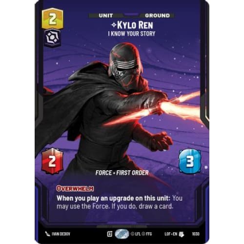 Kylo Ren - I Know Your Story (Prestige) (1030) - Single
