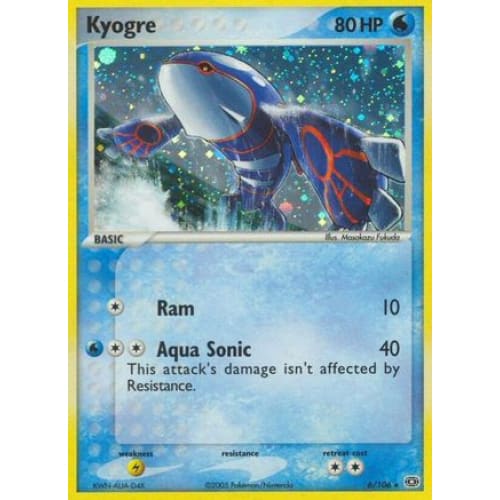 Kyogre (006/106) Holo Rare Holofoil - Single