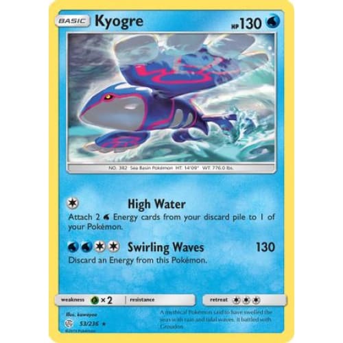 Kyogre (053/236) Rare Classic - Single
