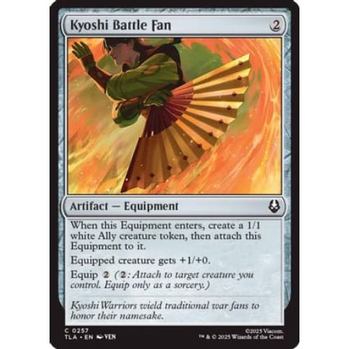 Kyoshi Battle Fan (TLA-257) Foil - Single