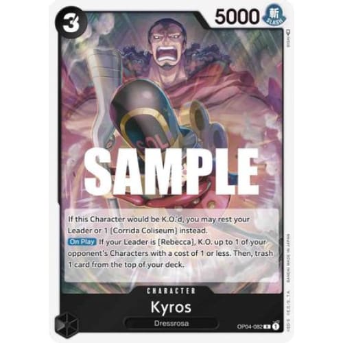 Kyros OP04-082 R Kingdoms of Intrigue Foil - Single