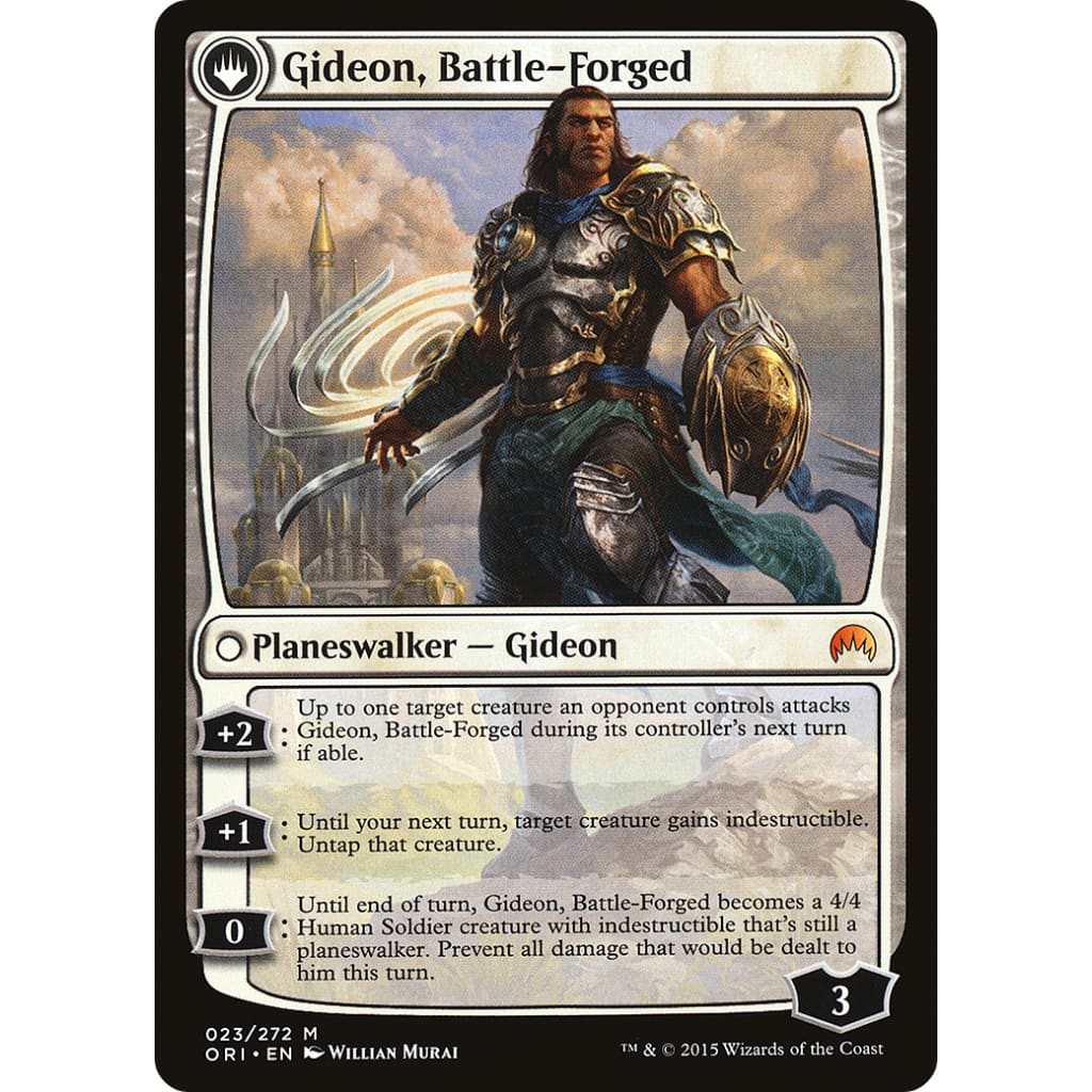 Kytheon Hero of Akros // Gideon Battle-Forged (ORI-023):