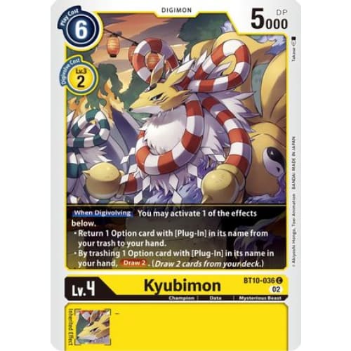 Kyubimon - BT10-036 - Common - Single
