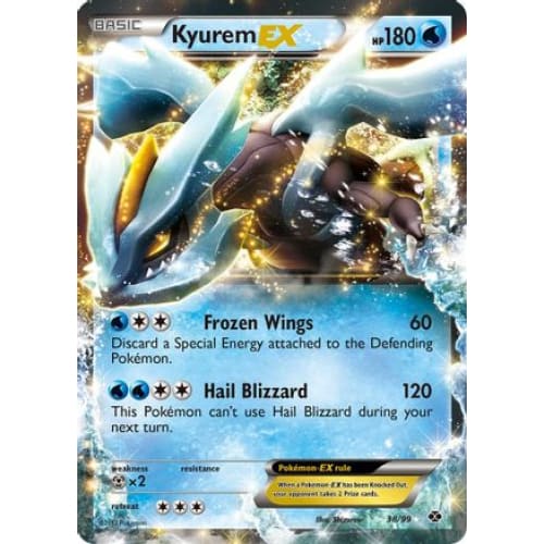 Kyurem-EX (038/099) Holo Rare Holofoil - Single