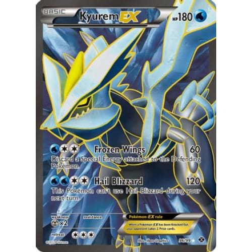 Kyurem-EX (096/099) Ultra Rare Holofoil - Single