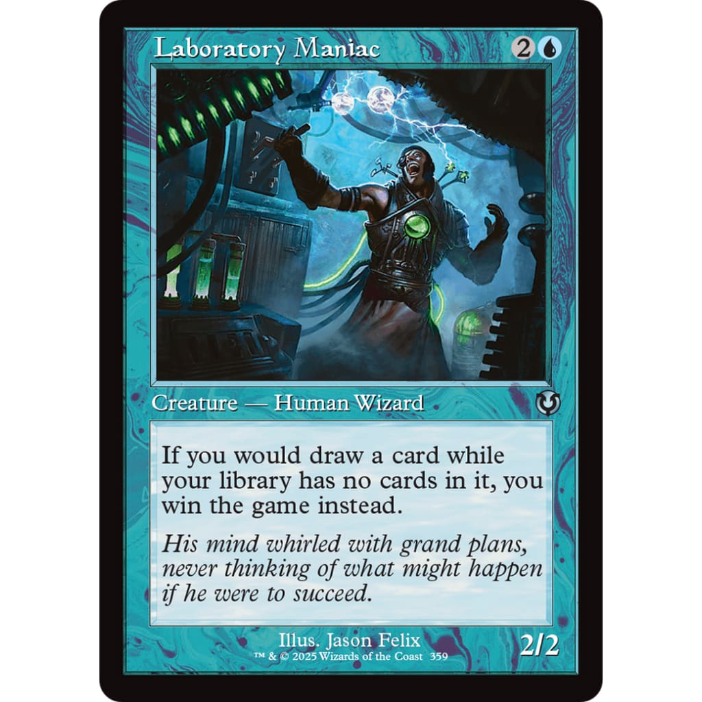 Laboratory Maniac (Retro Frame) (INR-359) - Single