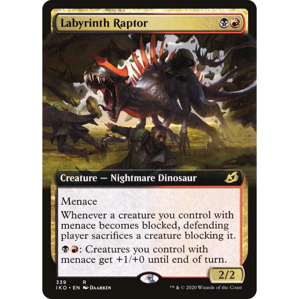 Labyrinth Raptor (IKO-339): (Extended Art) - Single