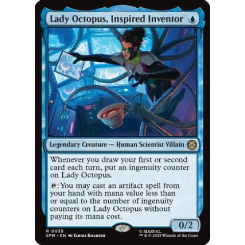 Lady Octopus Inspired Inventor (SPM-035) Foil - Single