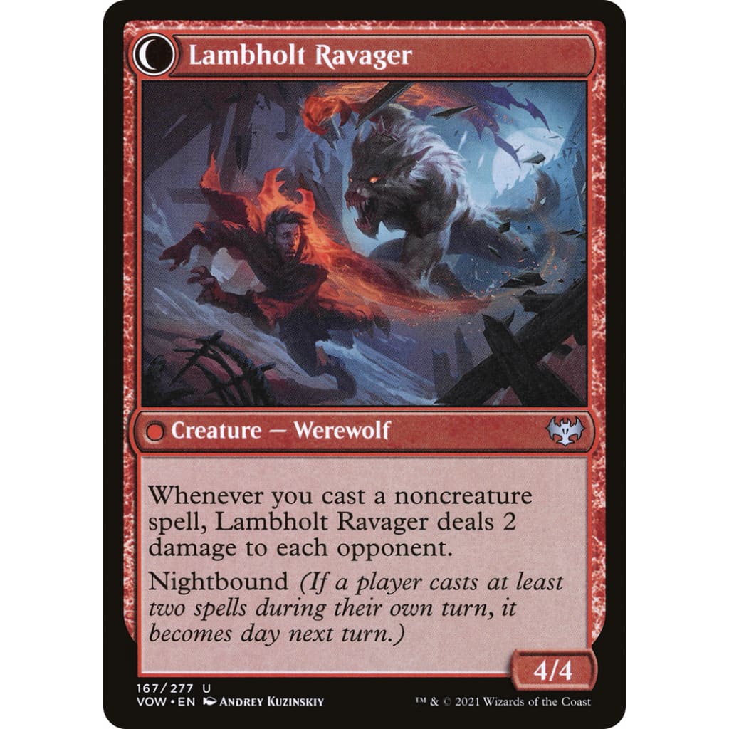 Lambholt Raconteur // Ravager (VOW-167): (Double Faced