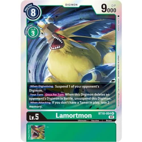 Lamortmon - BT10-054 - Rare Foil - Single