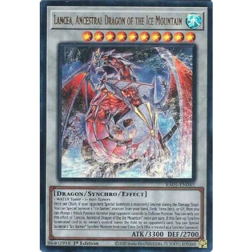 Lancea Ancestral Dragon of the Ice Mountain (Ultra Rare)