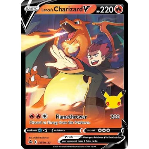 Lance’s Charizard V (SWSH133/184) Promo Holofoil - Single