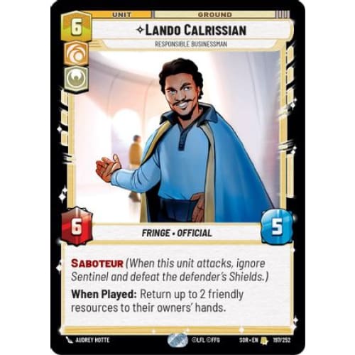 Lando Calrissian - Responsible Businessman (197/252)