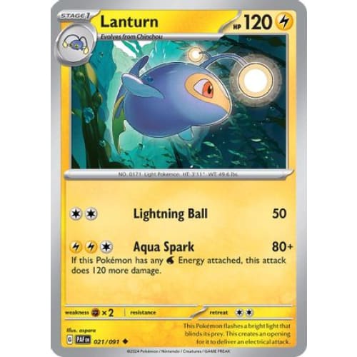 Lanturn (21) Uncommon Reverse Holofoil - Single