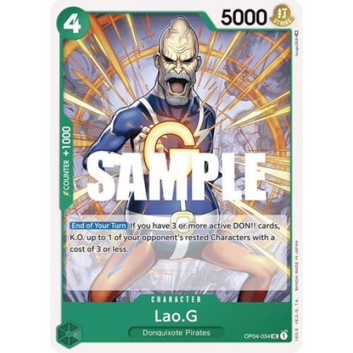 Lao.G OP04-034 UC Kingdoms of Intrigue - Single