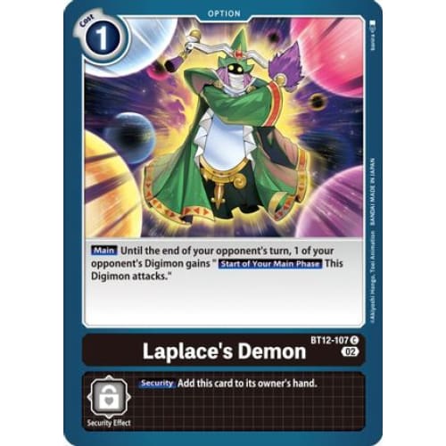 Laplace’s Demon - BT12-107 - Common - Single