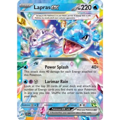 Lapras ex (32) Double Rare Holofoil - Single