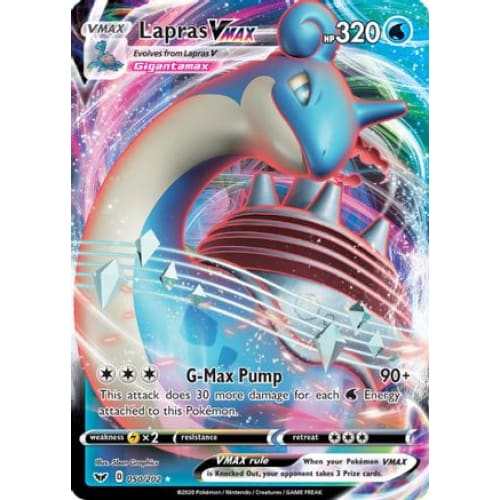 Lapras VMAX (050/202) Holo Rare Holofoil - Single