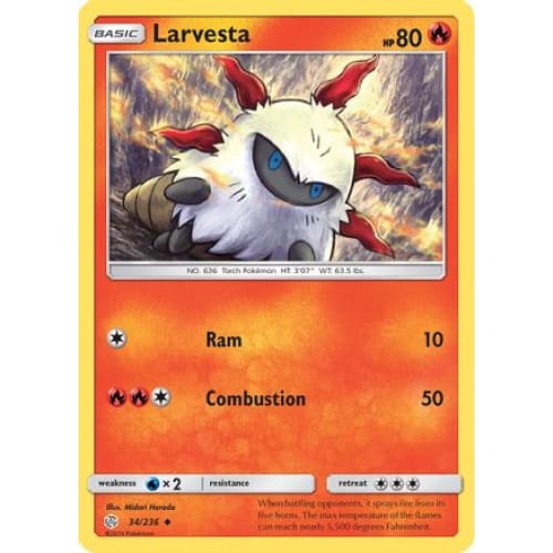 Larvesta (034/236) Uncommon - Single