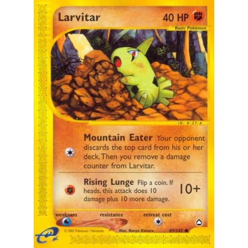 Larvitar (089/147) Common Reverse Holofoil - Single