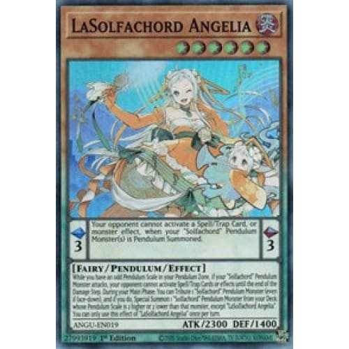 LaSolfachord Angelia (ANGU-EN019) Super Rare 1st Edition