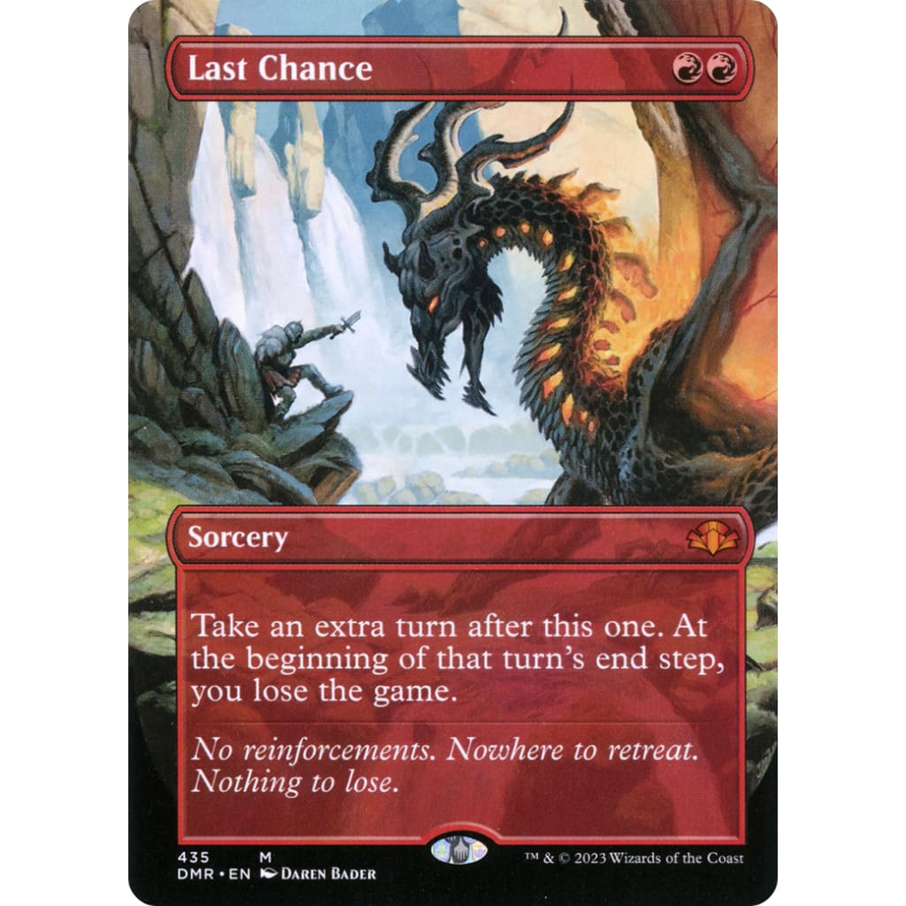 Last Chance (DMR-435) (Borderless) - Single