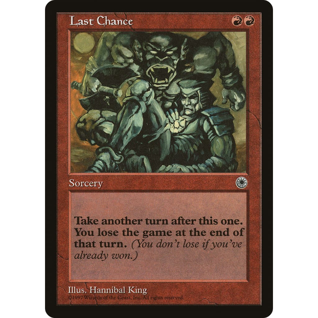 Last Chance (POR-136) - Single