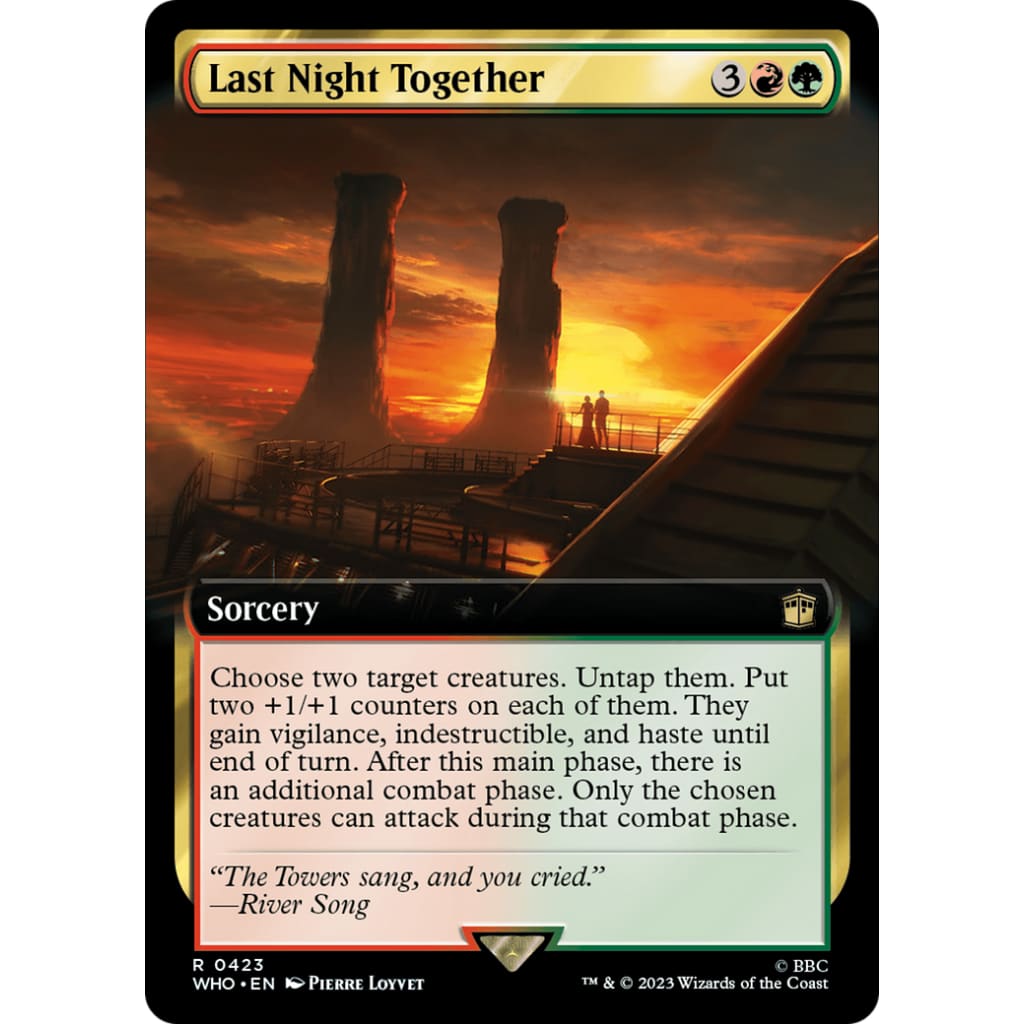 Last Night Together (WHO-423): (Extended Art) - Single