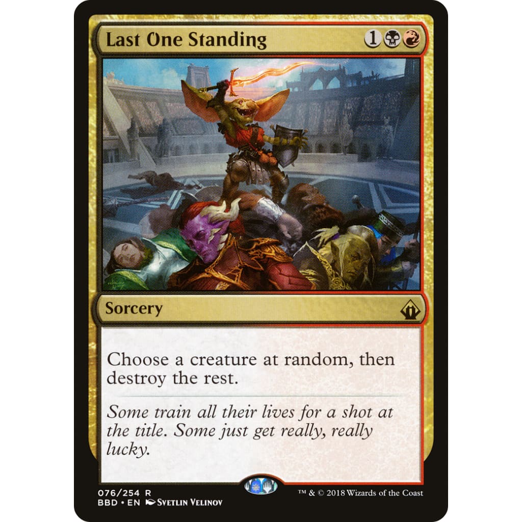Last One Standing (BBD-076) - Single