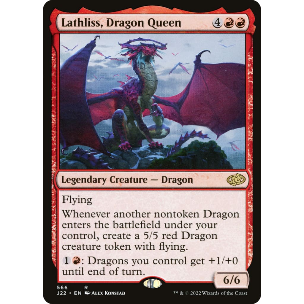 Lathliss Dragon Queen (J22-566) - Single
