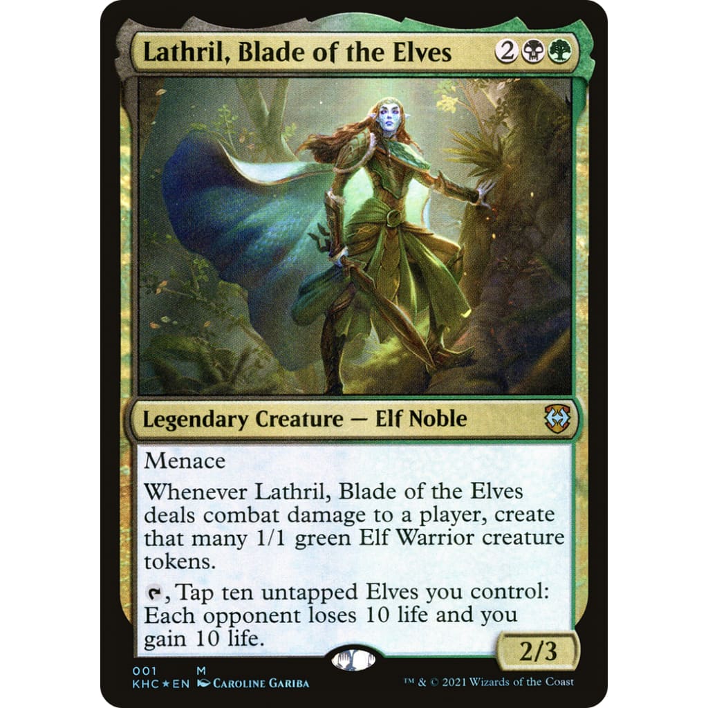 Lathril Blade of the Elves (KHC-001) Foil - Single