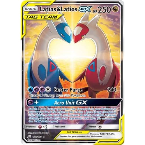 Latias & Latios-GX (170/181) Ultra Rare Holofoil - Single