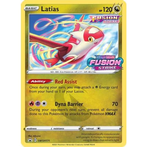 Latias (SWSH171) Promo Holofoil - Single
