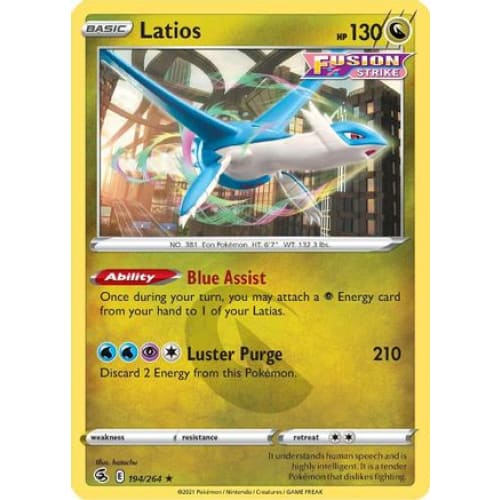 Latios (194/264) Rare Classic - Single