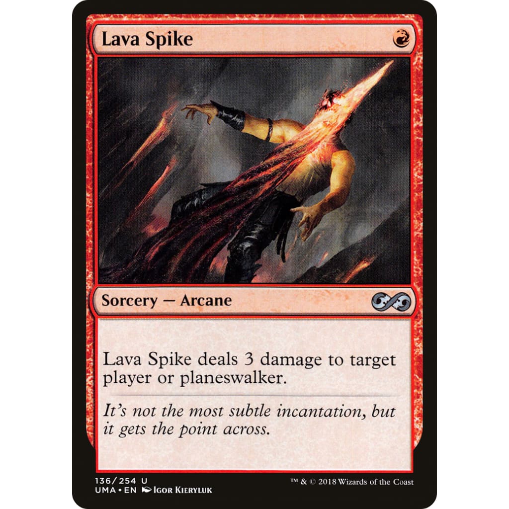 Lava Spike (UMA-136) Foil - Single