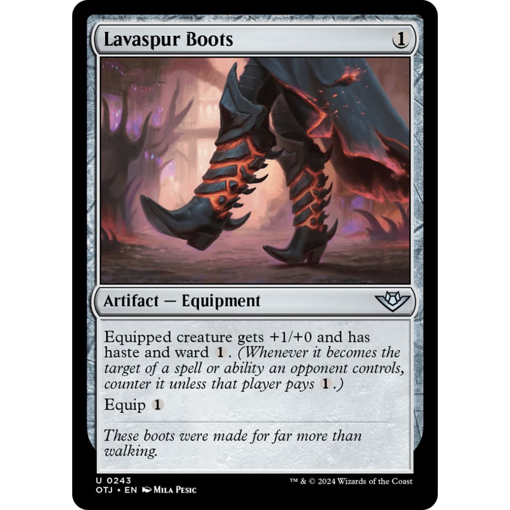 Lavaspur Boots (OTJ-243) Foil - Single