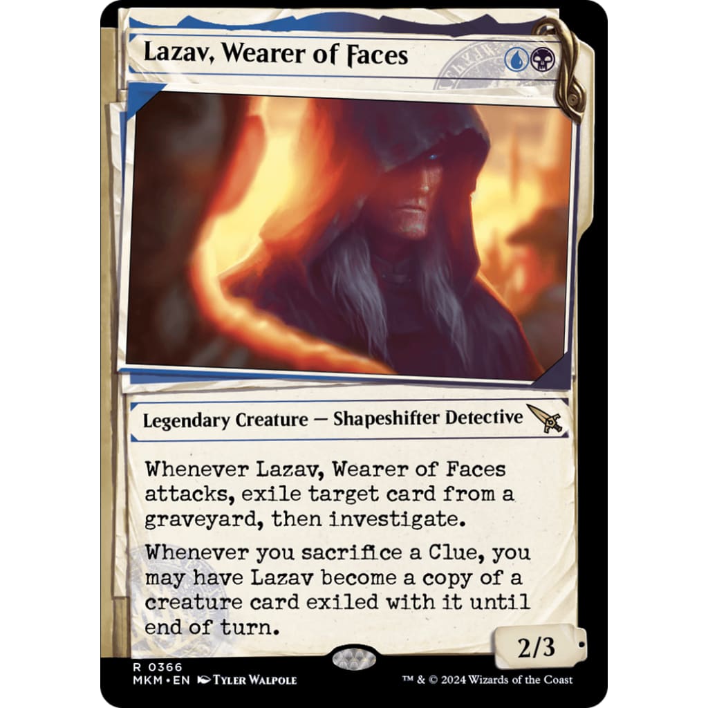 Lazav Wearer of Faces (MKM-366): (Showcase) Foil - Single