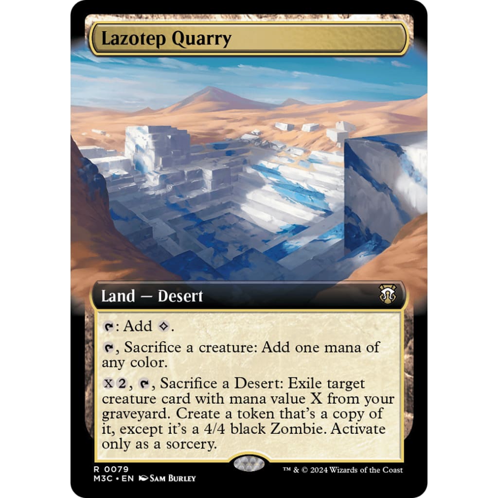 Lazotep Quarry (M3C-079): (Extended Art) Foil - Single