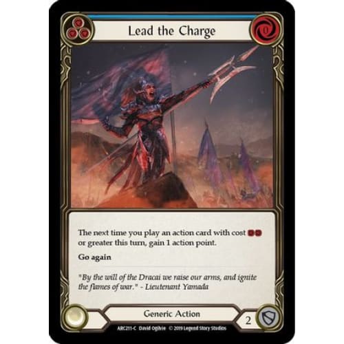 Lead the Charge (Blue) (ARCANE RISING) Unlimited Edition