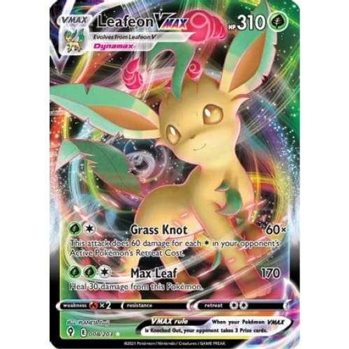 Leafeon VMAX (008/203) Holo Rare Holofoil - Single