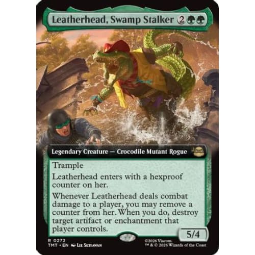Leatherhead Swamp Stalker (Extended Art) (TMT-272) Foil