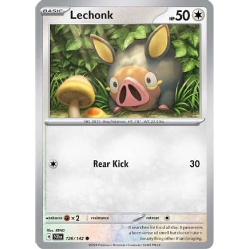 Lechonk (126) Common Reverse Holofoil - Single